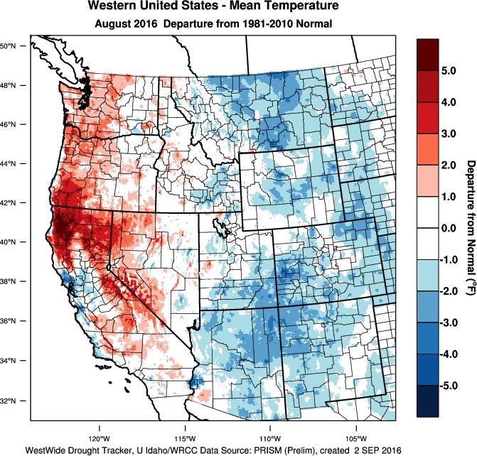 Weather and Climate Summary and Forecast Summer into Harvest 2016 Gregory V.