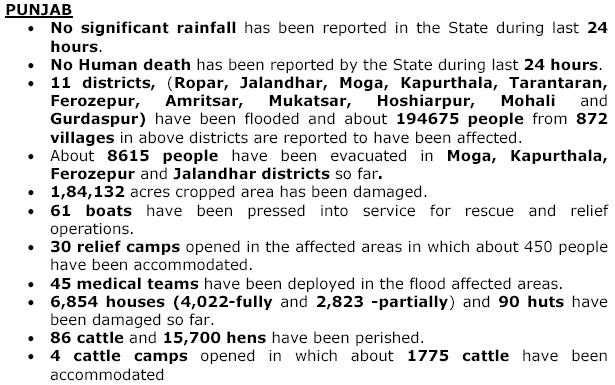 Human deaths As per provisional information received from the affected States/UTs, 07 human
