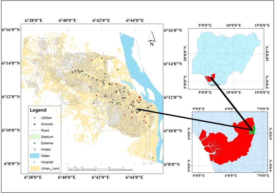 Igbokwe, E.C. et. al., Application of GIS and Remote Sensing Approach for The Analysis of Asaba.