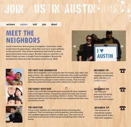 Join U s In Austin will inspire these potential neighbors to j oin the o it ot s r it he