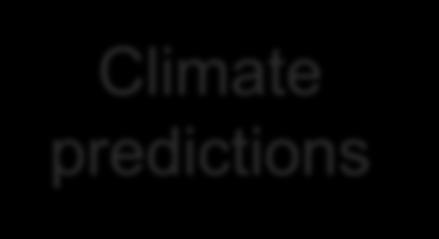 develops a chaotic behaviour after a few days Climate predictions The predictions are based in the initial conditions of