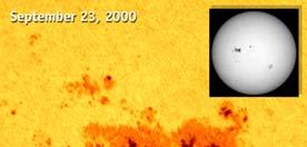 Sunspots Dark spots seen in the photosphere 2500 km to