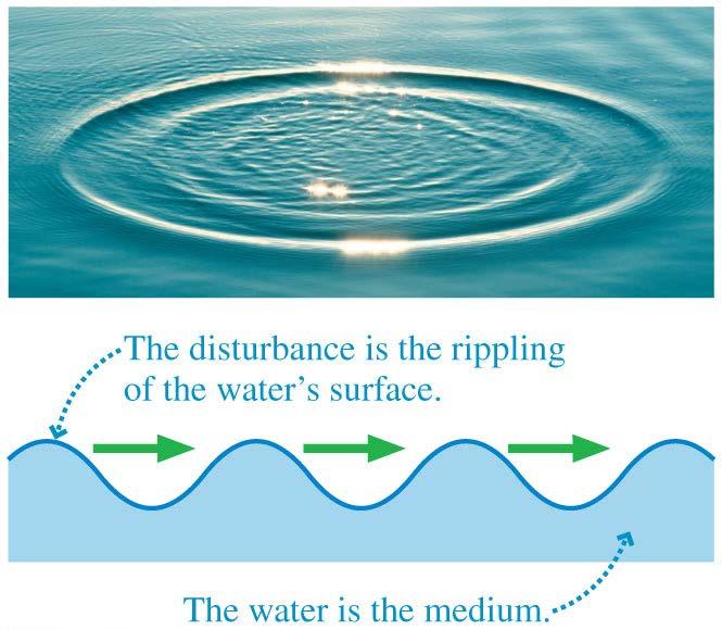 The Wave Model The wave model is built around the idea of a traveling wave, which is an organized disturbance traveling with a well-defined