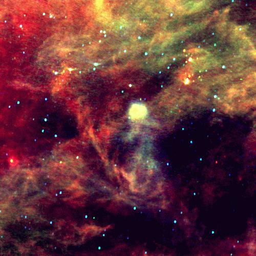 emission from cool dust (far-infrared)