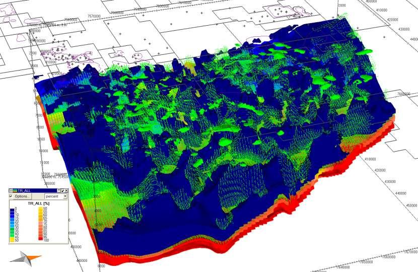 PetroMod 3D Petroleum Systems Modeling Campos Basin, Brazil existing known fields and