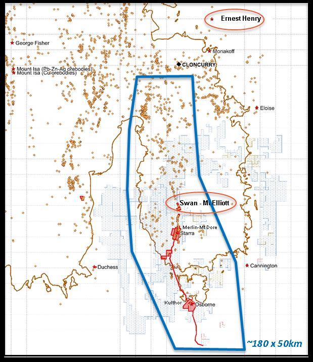 Mining Informed Targeting/Prospectivity The research project is centred on part of the Eastern Fold Belt encompassing