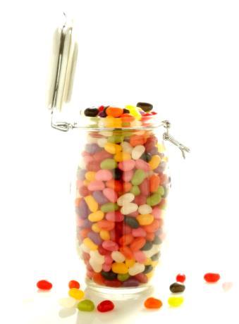 estimate How many jelly beans are in  A number