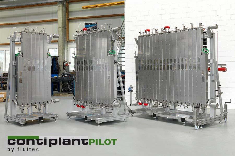 In 3 steps from Batch to Continuous Flow Production Step 2: Pilot Plant Design Pressure: 100 bar (a) Design
