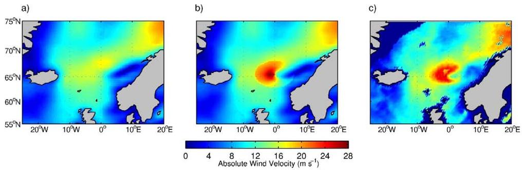 The impact of polar mesoscale storms on northeast Atlantic Ocean circulation Influence of polar mesoscale storms on ocean circulation in the Nordic Seas Supplementary Methods and Discussion