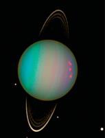 Uranus has an unusual tilt, possibly due to a collision with a