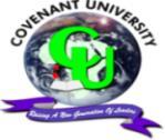 PHY122: Atomic and Nuclear Physics *Not included COVENANT UNIVERSITY CANAANLAND, KM 10,