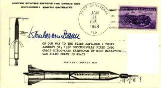 Information on this subject in concern of the Space Programmes of the USA For early launches from Cape Canaveral the postmark of the post office Port Canaveral, PC