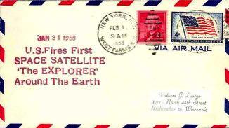 Kennedy Space Center KSC- post office in 1965 are valid. Info on the correct date in the postmark recording a space event On January 31 st,1965 at 10.