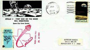 th, 1969 may be recorded by postmark of Kennedy Space Center, preferably with additional official NASA cachet