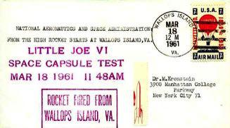 Information on US launching sites and the related postmarks One of the first postmarks of the launch site Cape