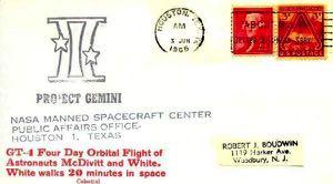 When GEMINI-TITAN 4 (GT-4) with the astronauts J. Mc Divitt and E.