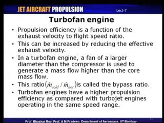 effective jet exhaust velocities will be lower, which means propulsion efficiencies can be higher.