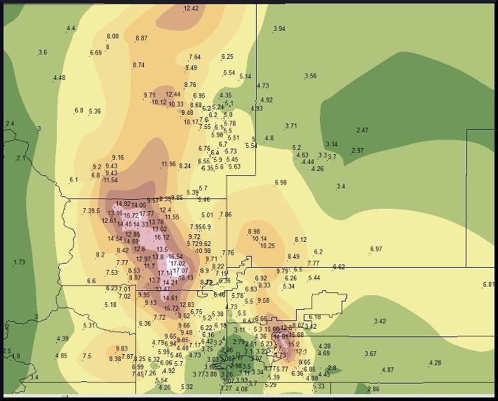Between September 9th 16th, a cut-off low pressure system situated over the Great Basin pumped deep tropical moisture into the Colorado Front Range, resulting in record-breaking precipitation.