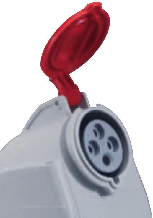 Marking area on the socket flap cover or on the plug skirt for easy identification by the user.
