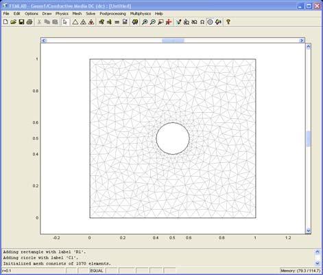 3 Enter the expression 1/(r0*(1+alpha*(T-T0))) in the Conductivity (isotropic) edit field. 4 Click OK.