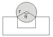 B) mv 2 C) mv 2 D) mv 2 E) 1.25mv 2 29. A solid sphere of radius r = 5 cm and mass m = 0.2 kg rolls in a groove as shown. The angle, θ, between the points of contact with the groove is 120.
