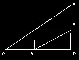 QR (d) AC.QR = 1 453. ABC is a triangle. A point P is on AB such that ACP = ABC. If AC = 9 cm, CP = 12 cm and BC = 15 cm, then AP is (a) 11.2 cm (b) 10.2 cm (c) 8.0 cm (d) 7.2 cm 454.