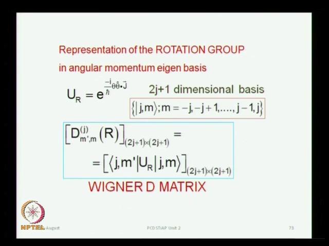 (Refer Slide Time: 35:01) So, the size of the matrix also goes on increasing and these are the angular momentum and the angular momentum Eigen basis, these are the