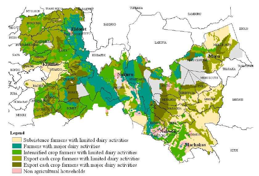 From land cover to land use: Kenyan highlands