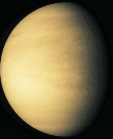 Venus Very thick (10% density of water), dense atmosphere Contents: Carbon