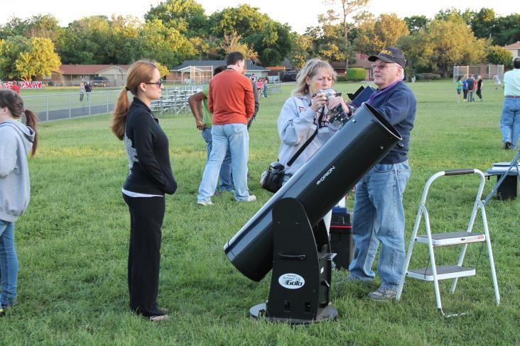 schools and at the monthly star party at the Fort