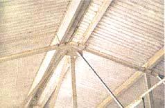 A) two B) three C) four D) six Applications Slide No. 3 Trusses are commonly used to support a roof.