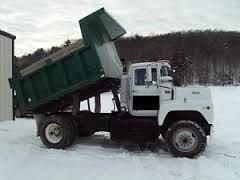 tandem axle dump trucks Grit truck