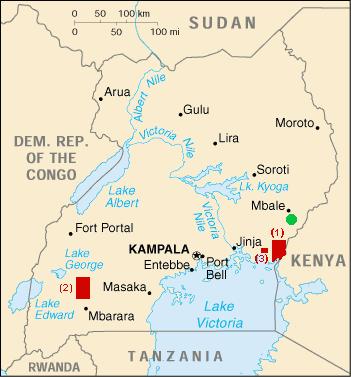 Namekara Vermiculite Mine (1) Busia 622 km 2 (2) Ibanda 371 km 2 (3) Bugiri 41 km 2 A BUSIA PROSPECT 622 km 2 The Permitted Lands were secured in three separate parcels in mind to late 2004 (40km 2 +