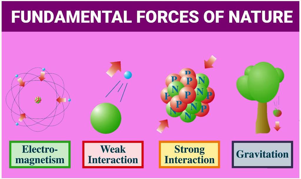 Fundamental Forces Gravitational force Between objects Electromagnetic forces Between electric charges Nuclear force