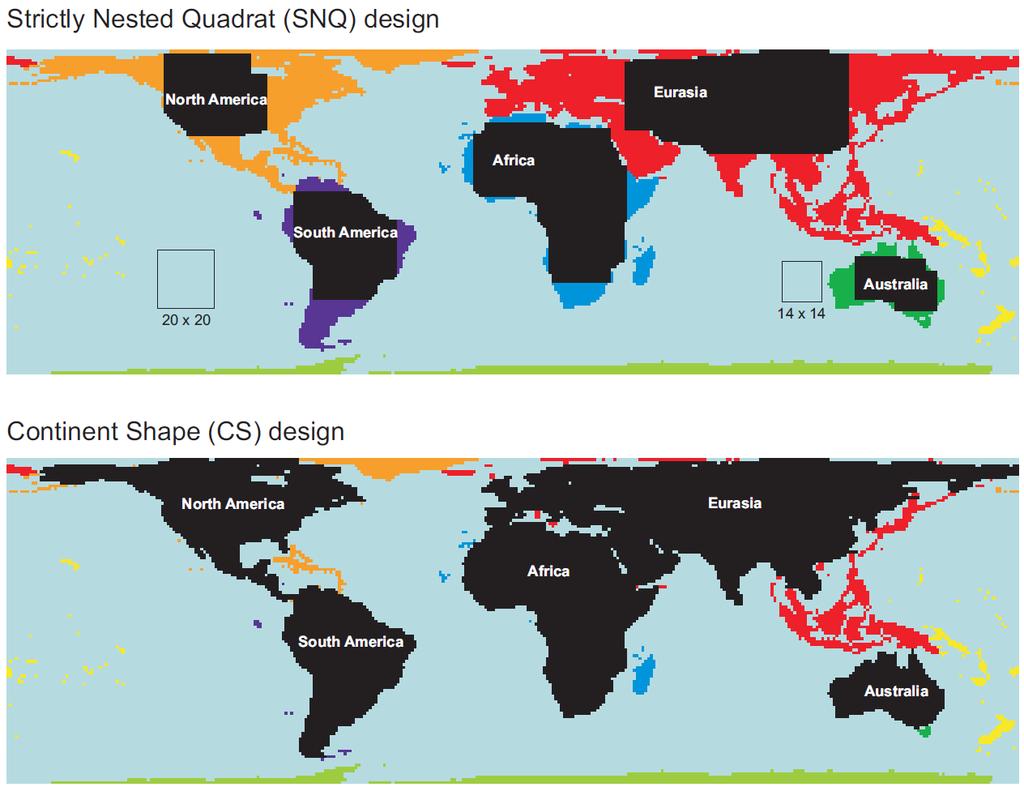 RESEARCH Supplementary Figure 3 Geographic coverage of the SNQ and CS designs used in our study.