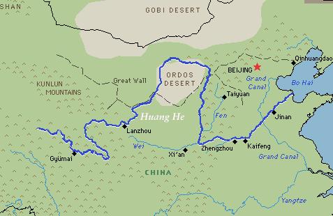 Ordos Desert North China Plain
