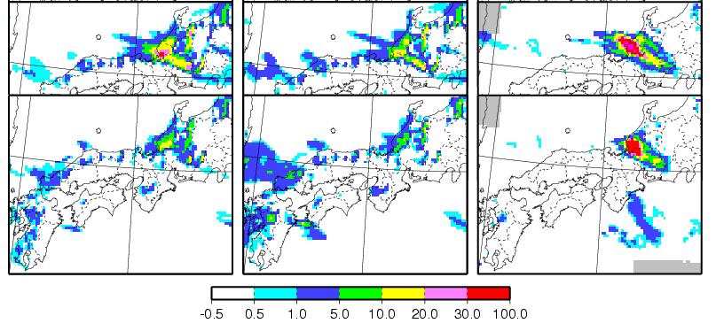 Expected application (1): Numerical Weather Prediction Japan Meteorological Agency (JMA) started to use AMSR-E data for the meso-scale numerical weather prediction from November 2004, and for global