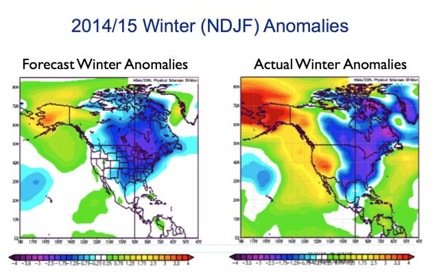 Pioneer got the cold east including southeast Canada right but was not