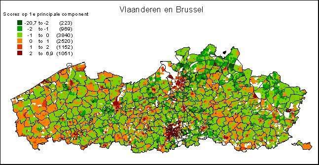 (General) poverty in Flanders and Brussels outside urban