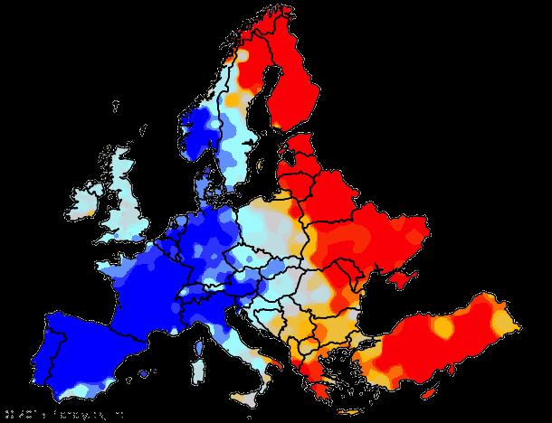 October 22, 2015 Europe Week of October 18 24 Temperature vs.