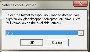 Preparation - Go to File > Export Raster/Image Format - Press OK