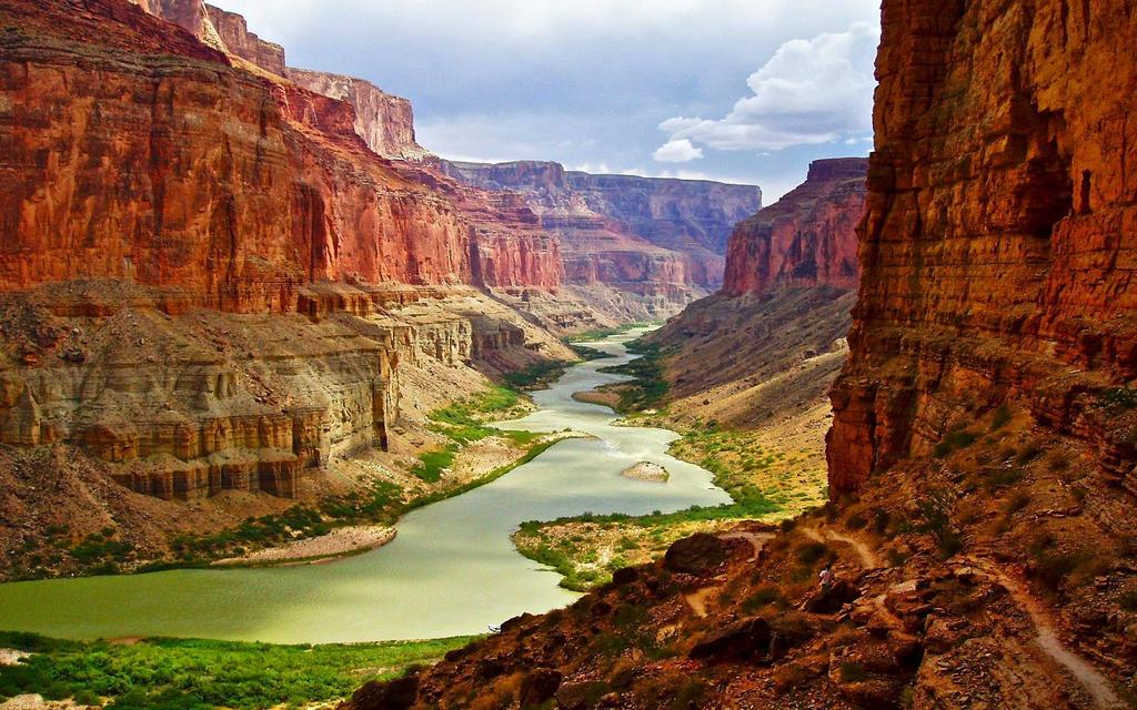 The Colorado River carved out the