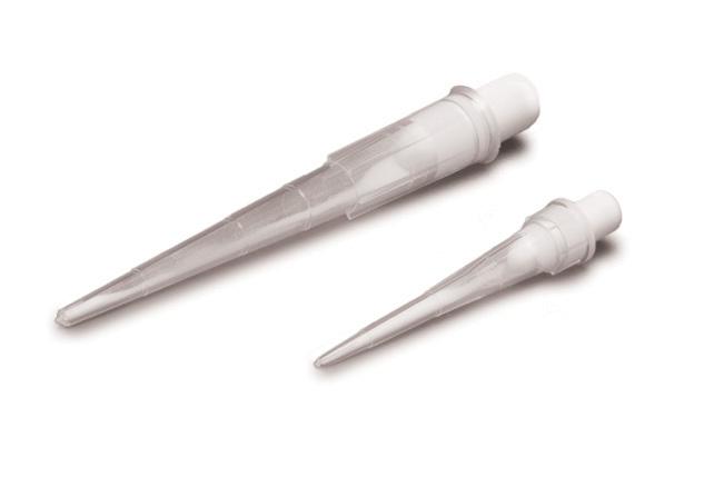 Sample Preparation HyperSep SpinTip Microscale Solid Phase Extraction Tips Revolutionary micropipette tip for sample preparation Pipette tips with a 1 to 2μm wide slit at the bottom that permits the