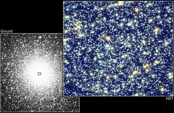 47 Tucanae Closeup of its dense stellar