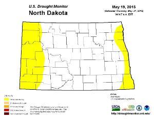 Much like the long standing adage of if you don t like the weather in North Dakota, wait five minutes, one can almost say that about the status of drought in North Dakota as well.