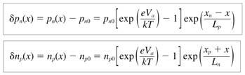How these excess carriers behave as a function of time and spatial coordinates?
