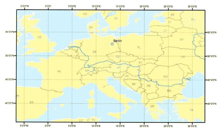 Features have locations A graticule is a grid over the world map that indicates a certain number of marks up or down from and to the right or left