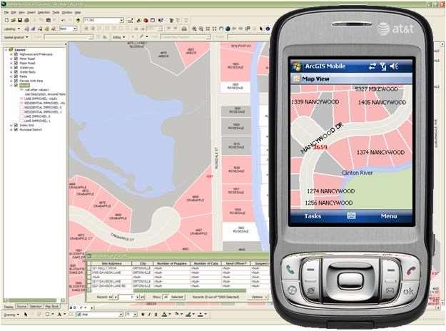 ArcGIS Mobile The increasing portability of GPS receivers has enable laptops, PDAs, and cellular