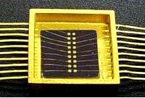 Incorporating Electrodes into a Device Gold squares are 300 mm and electrodes are in