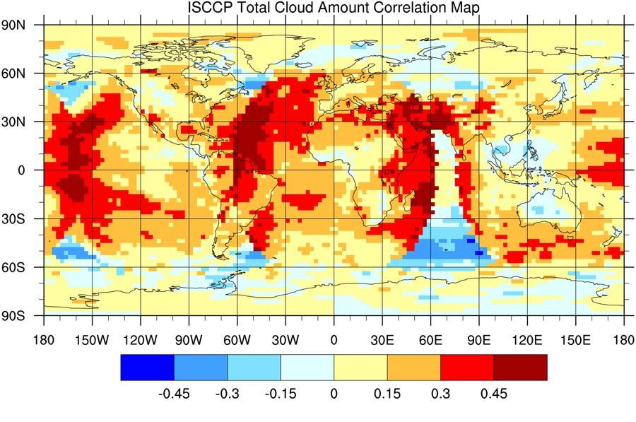 Satellite Cloud Record Low-level cloudiness is the largest